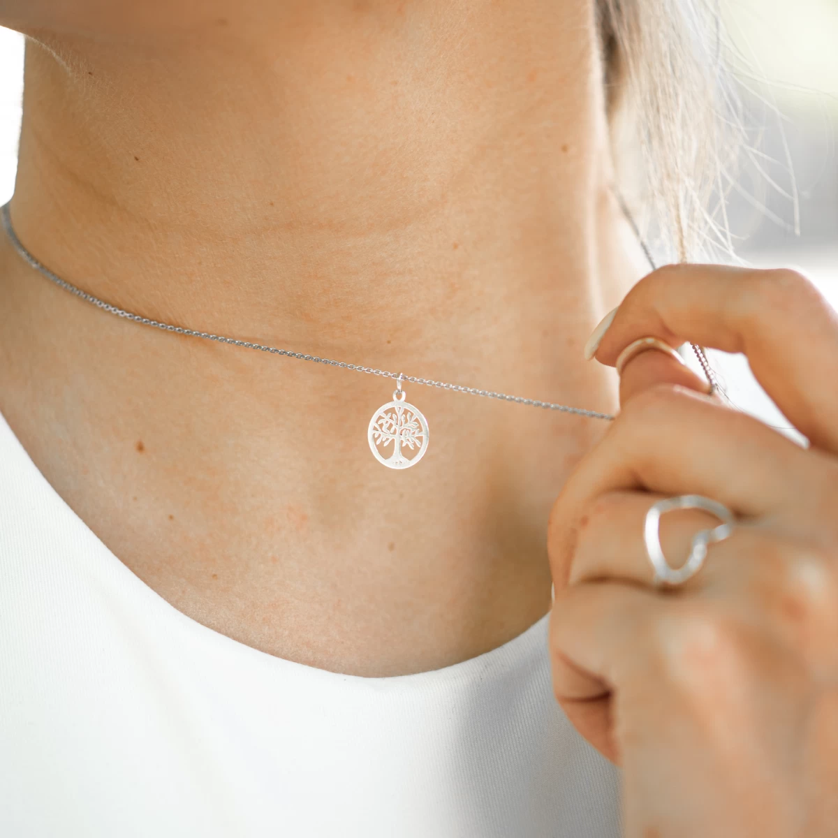 ZILIA Tree Of Life Halskette Silber 925