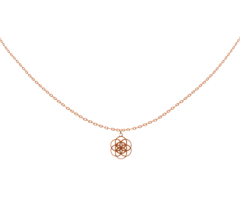 ZILIA Seed Of Life Halskette Gold 14K