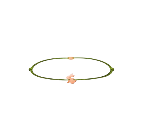 ZILIA Bunny Baby Thread Armband Gold 14K