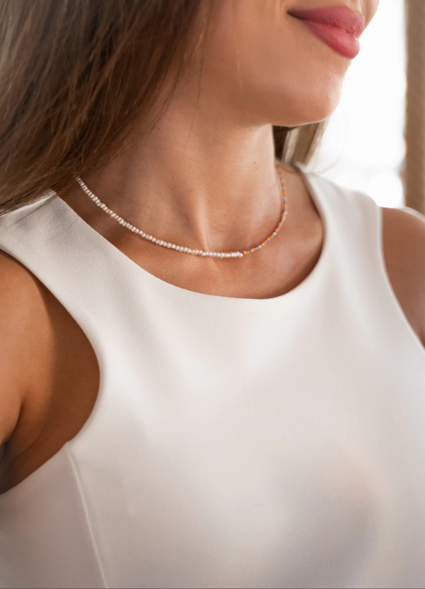 ZILIA Rainbow Halskette Silber 925