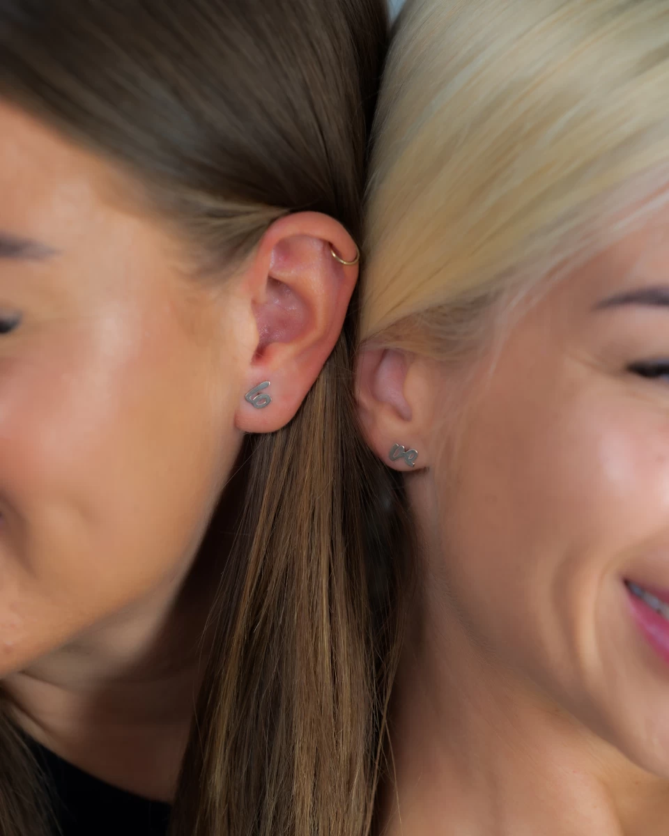 ZILIA Love Ohrstecker Silber 925