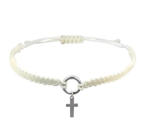 ZILIA Macrame Double Armband Silber 925