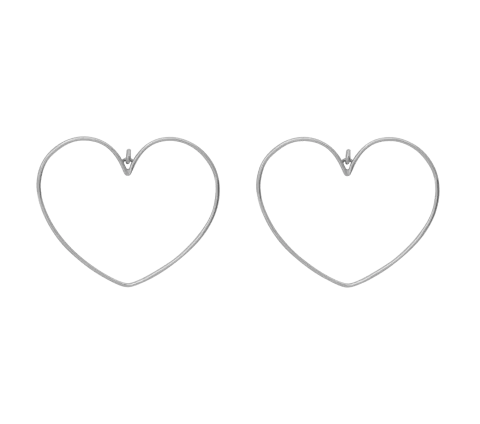 ZILIA Bigheart Ohrstecker Silber 925