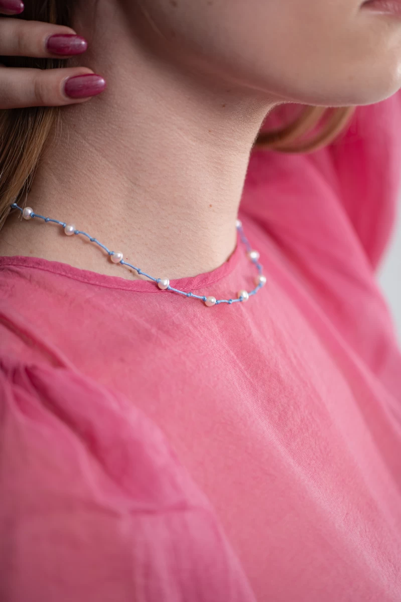 ZILIA Howlit Halskette Silber 925