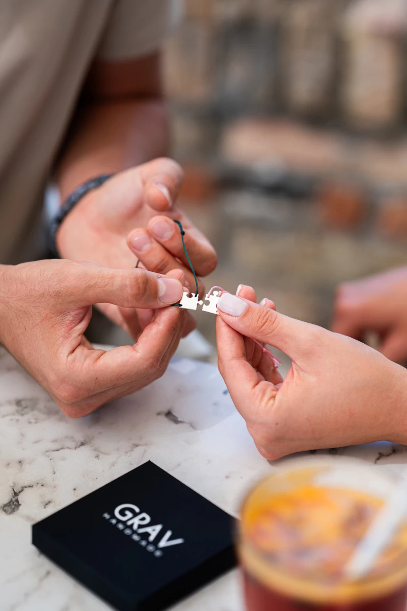 BFF Freundschaftsarmband aus Silber