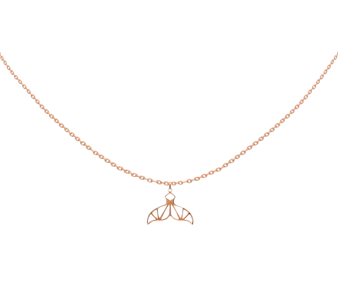 ZILIA Whale Halskette Gold 14K