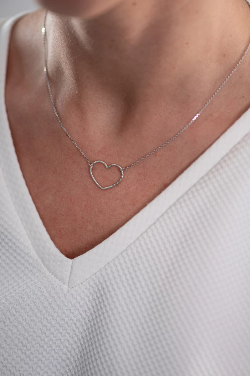 Nolita Herz Halskette aus Sterlingsilber 925