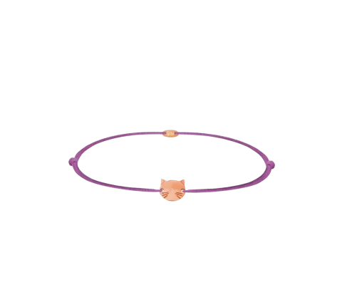 ZILIA Kitty Baby Thread Armband Gold 14K