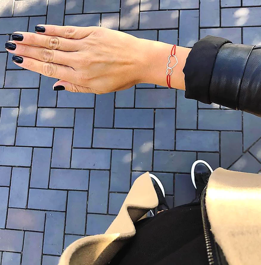 ZILIA Double Heart Armband Gold 14K