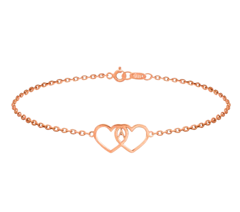 ZILIA Heart Clip Armband Gold 14K
