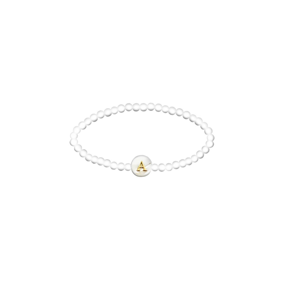 Perlmutt Brief Baby Armband