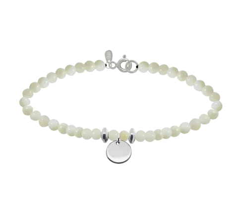 ZILIA Perlmutt Circle Silber 925 Armband