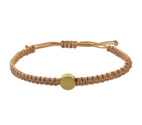 ZILIA Macrame Circle Armband Silber 925