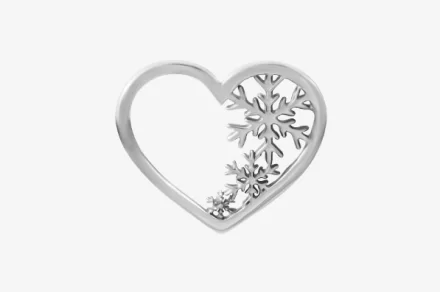 Schneeflocke im Herzen