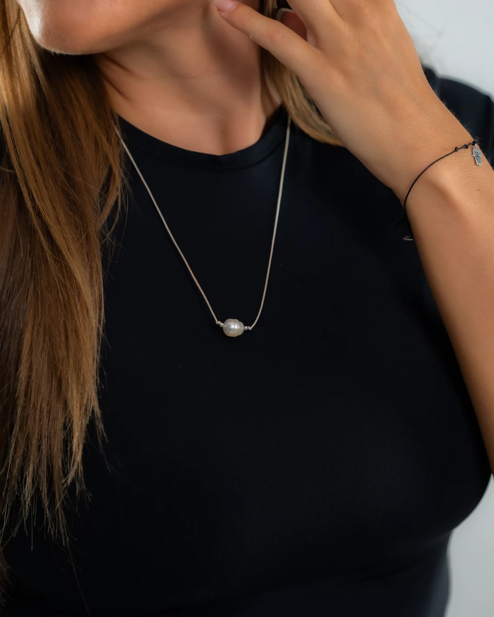 ZILIA Perla Thread Halskette Silber 925