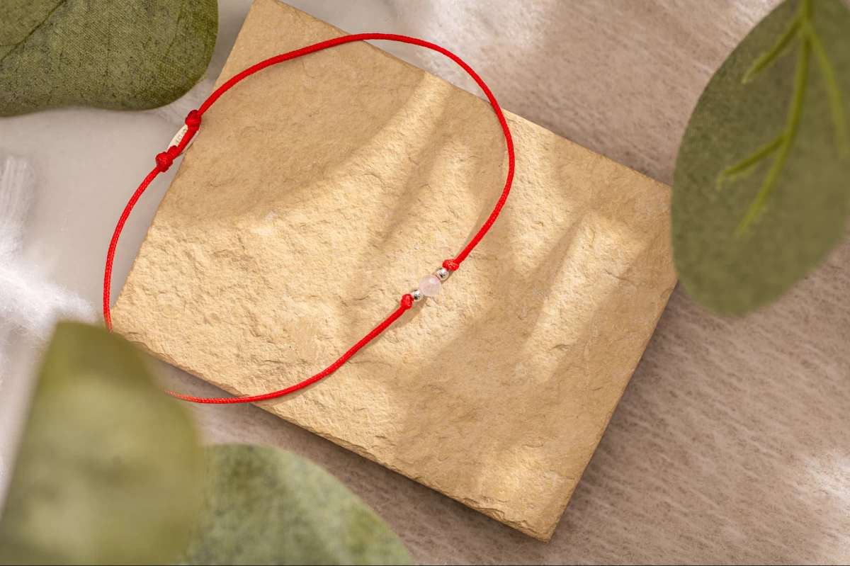 ZILIA Red Protective Baby Thread Armband Silber 925