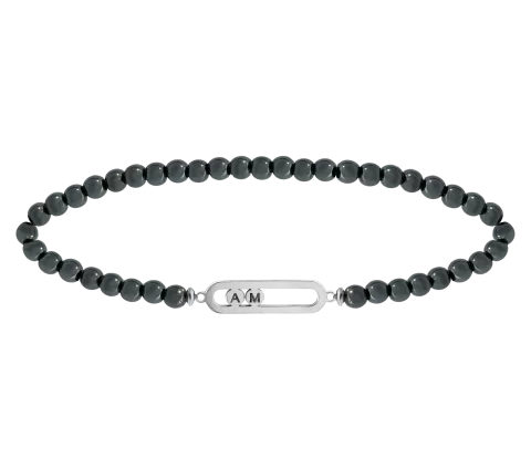 ZILIA Clasp For Him Hematite Armband Silber 925