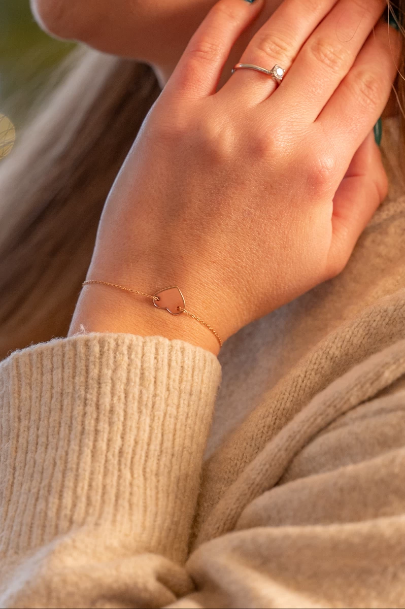 ZILIA Heart Armband Gold 14K