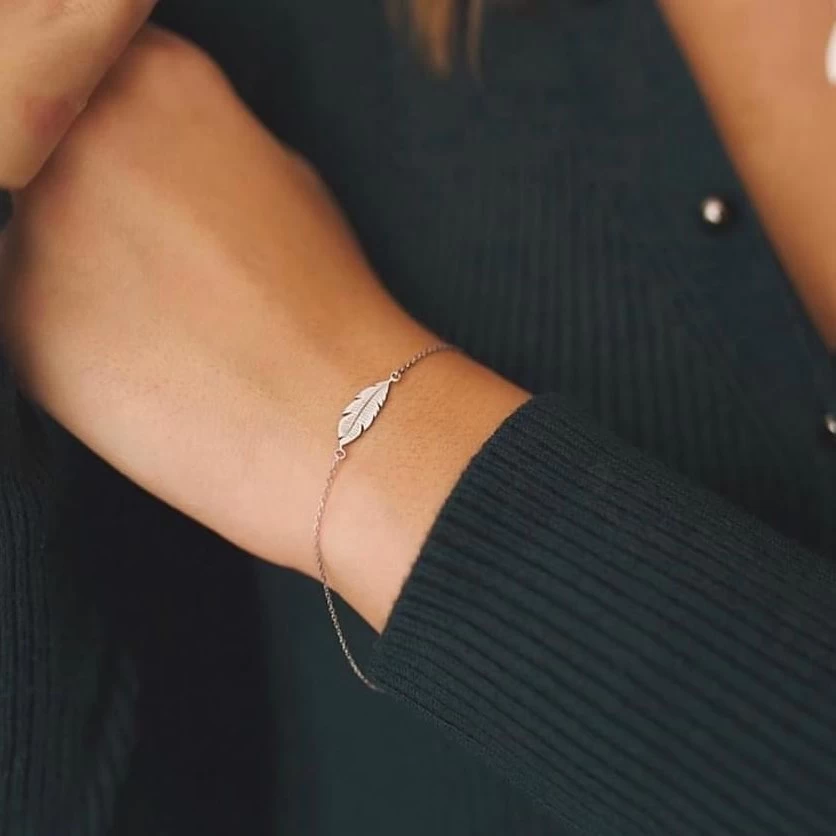 ZILIA Feather Armband Silber 925