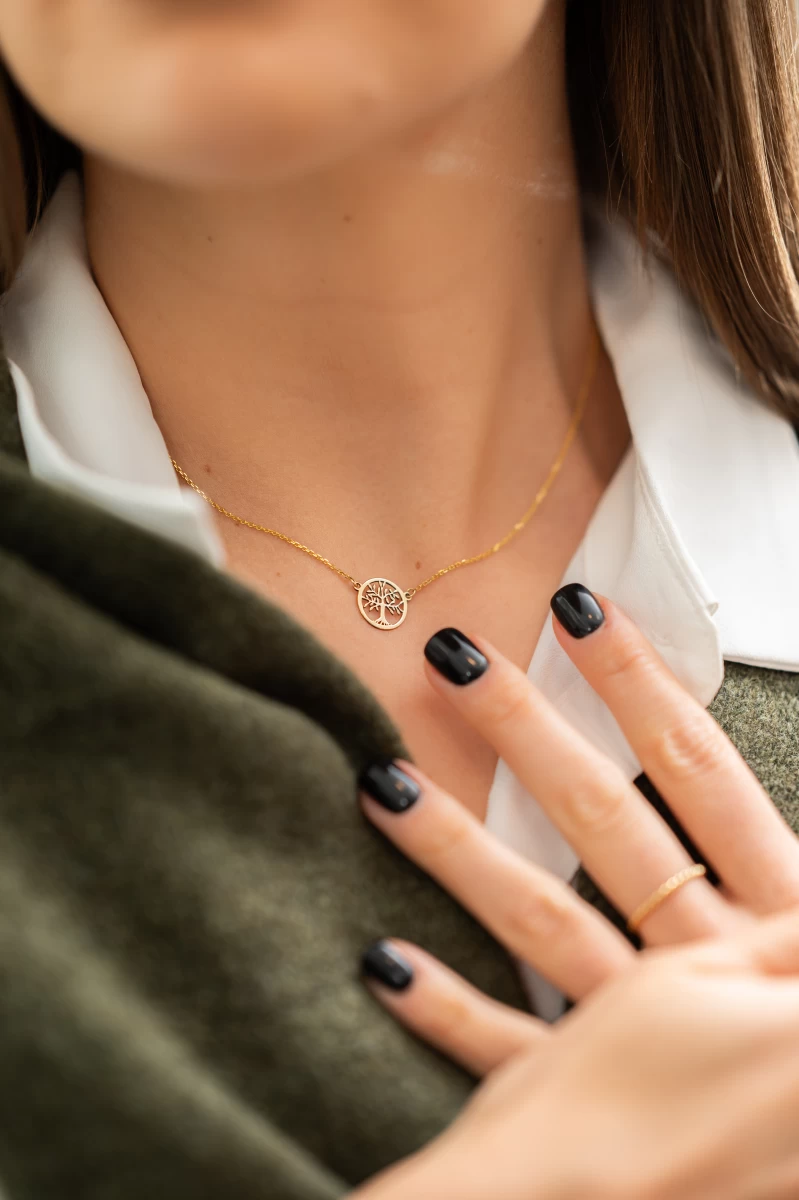 ZILIA Tree Of Life Halskette Gold 14K