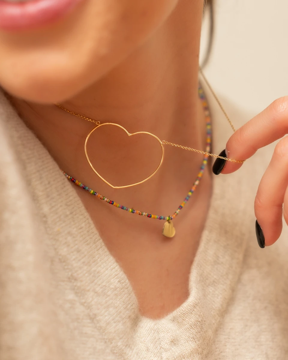 ZILIA Bigheart Gold 14K Halskette