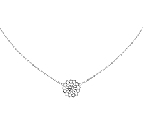 ZILIA Mandala Halskette Silber 925