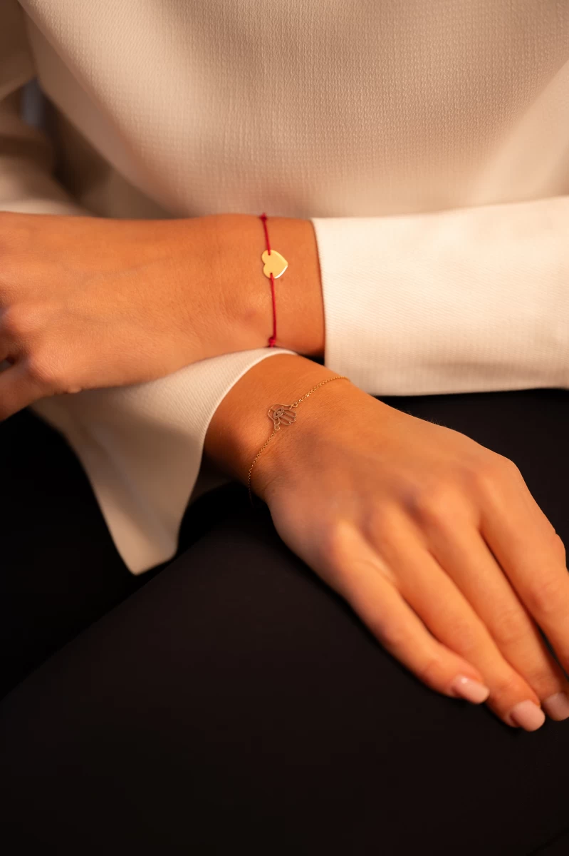 Hand der Fatima Silberarmband