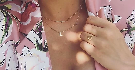 ZILIA Moon Halskette Silber 925