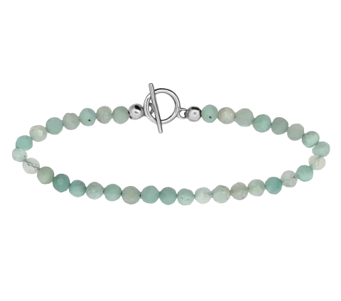 ZILIA Rosaline Mineral Armband Silber 925