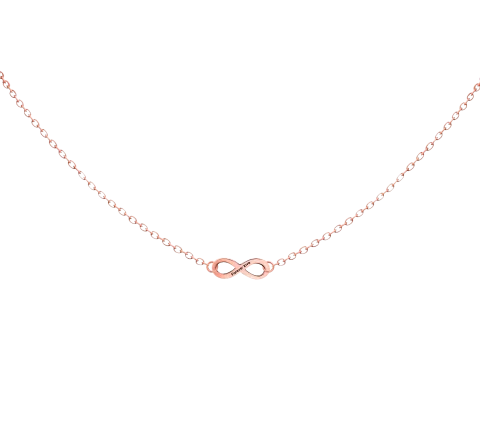 ZILIA Infinity Forever Love Halskette Gold 14K