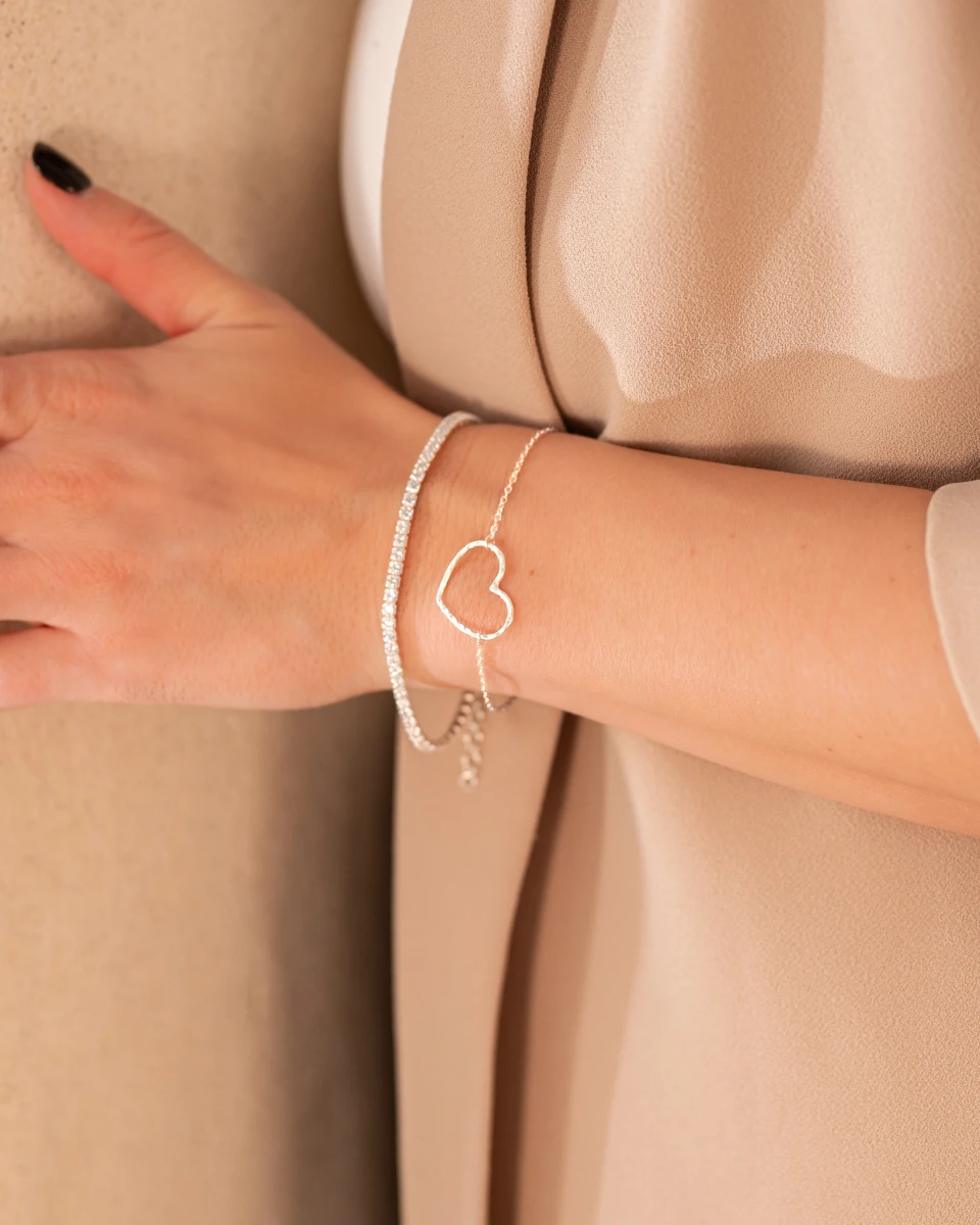 ZILIA Quintessa Heart Silber 925 Armband