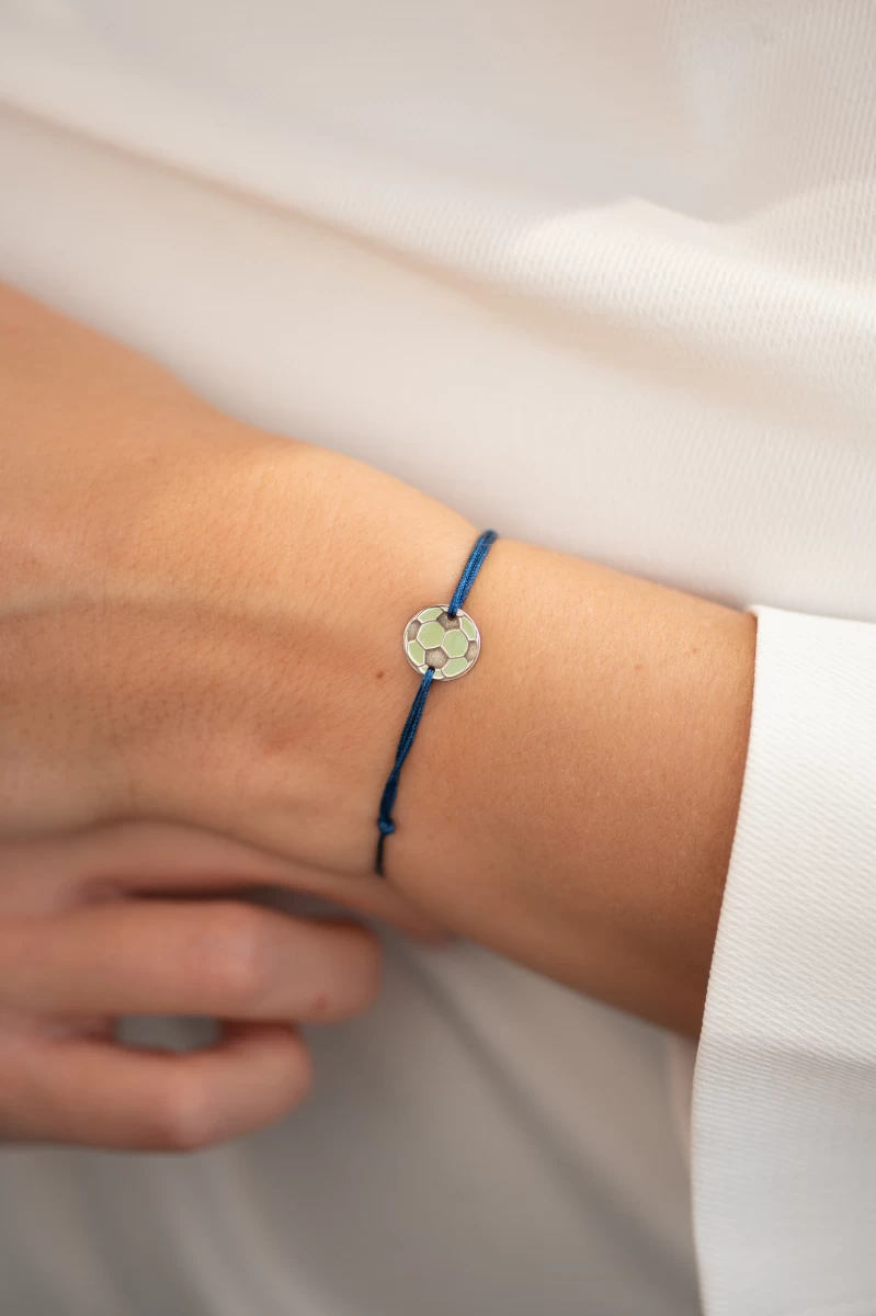 ZILIA Football Baby Thread Armband Gold 14K