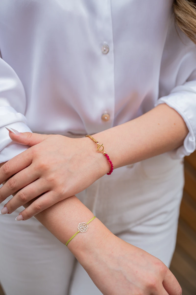 ZILIA Rosaline Pink Glow Silber 925 Armband