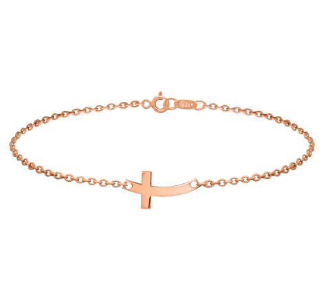 ZILIA Cross Armband Gold 14K