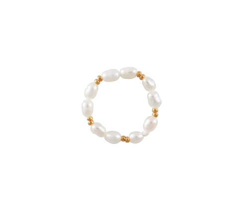 ZILIA Naturperle Chic Ringe Thread