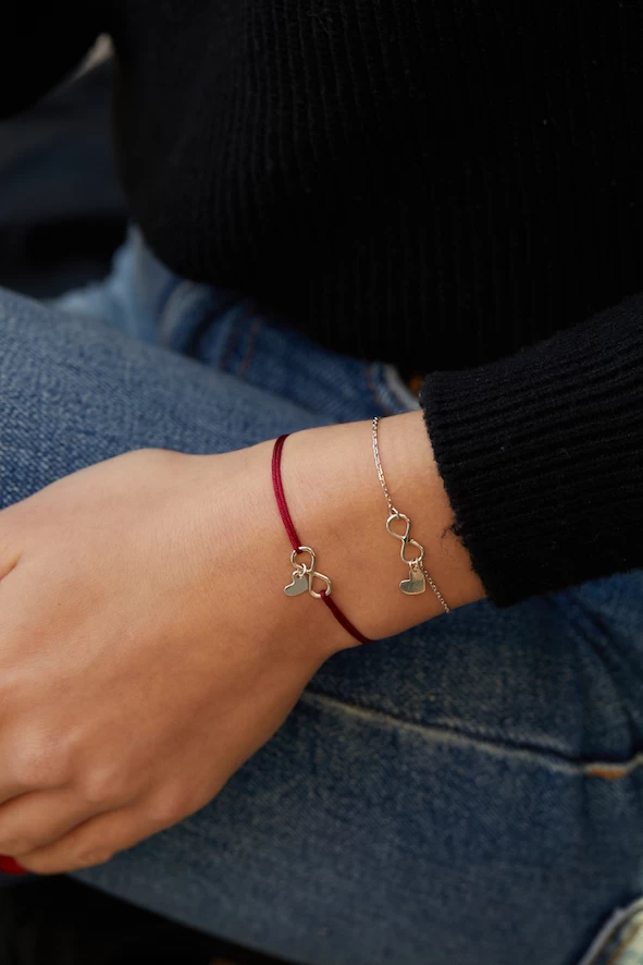 ZILIA Infinity Heart Armband Silber 925