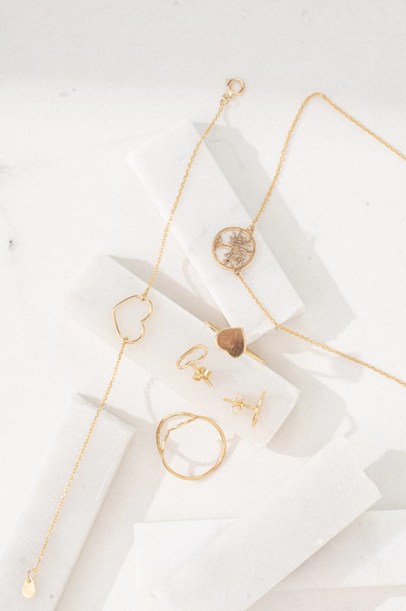 Baum des Lebens Weißgoldhalskette