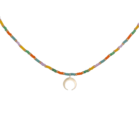 ZILIA Symbol Moonlight Halskette Gold 14K