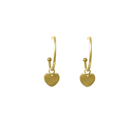 ZILIA Heart Ohrstecker Gold 14K