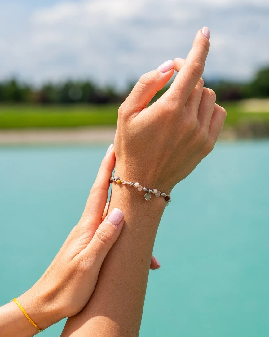 ZILIA Macrame Earth Love Silber 925 Armband