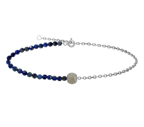 ZILIA Azure Lapis Fussband Silber 925