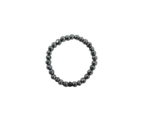 ZILIA Hematite Mineral Ringe