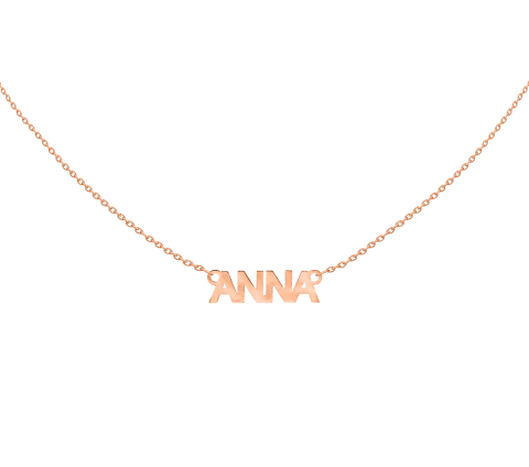 ZILIA My Name Gold 14K Halskette
