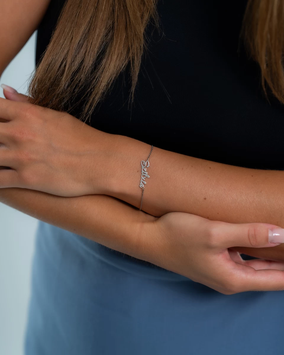 ZILIA Grav Bianka Armband Weißgold 585