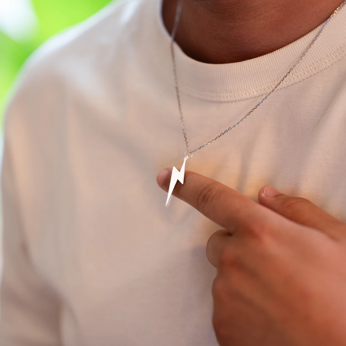 ZILIA Man Flash Silber 925 Halskette