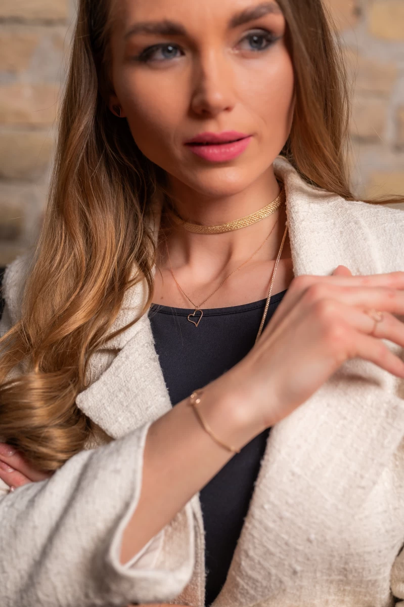 ZILIA Belle Contour Halskette Silber 925