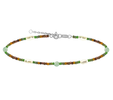 ZILIA Verona Naturperle Mineral Silber 925 Armband
