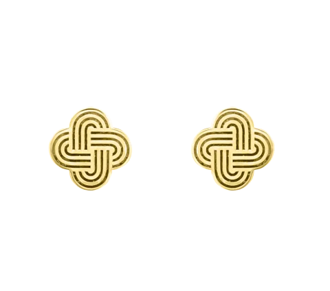 ZILIA Solomon Knot Gold 14K Ohrringe