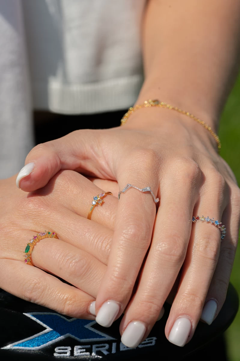 ZILIA Rainbow Ringe Silber 925