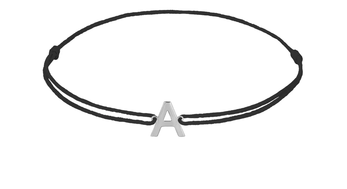 ZILIA Armband A Buchstabe Silber 925